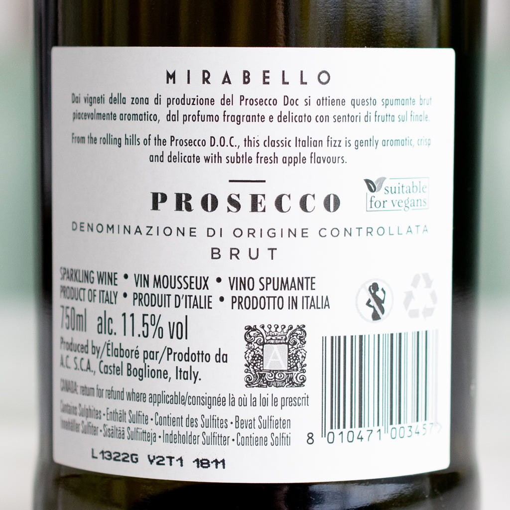 Vigneti Prosecco Sparkling Wine