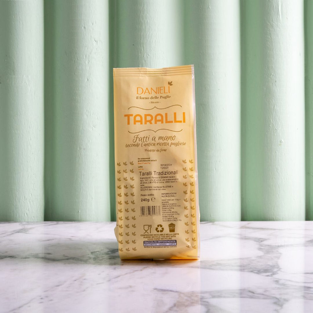 Handmade Traditional Taralli, Il Forno delle Puglie, 240g