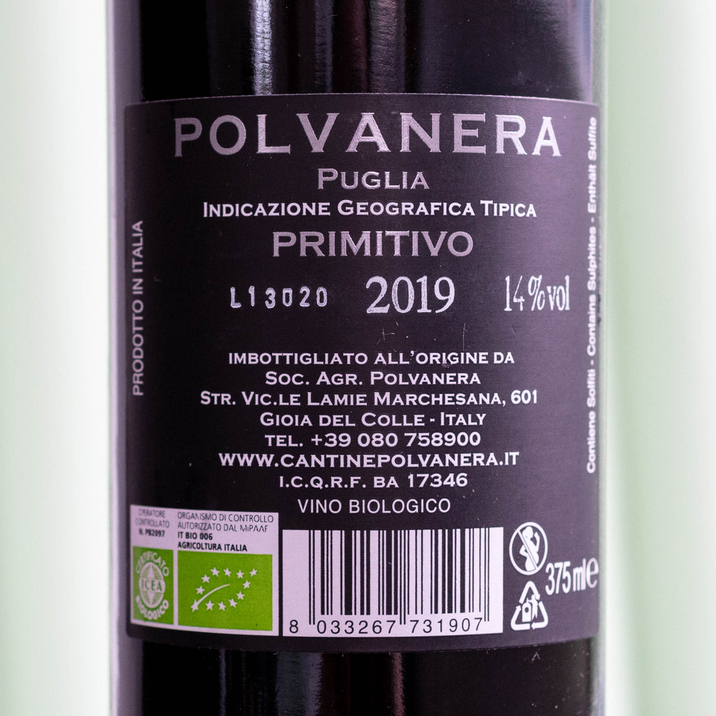 Primitivo Dolce, Polvanera, 2019, 375ml