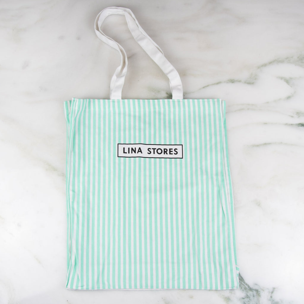 Striped Canvas Bag, Lina Stores